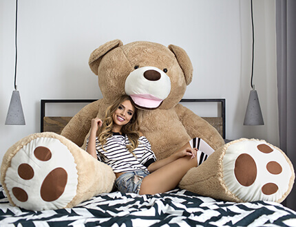 Large teddy bear plush toys