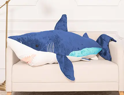 Large shark plush toys