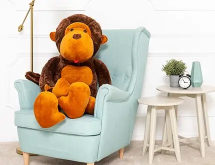 Large monkey plush toys