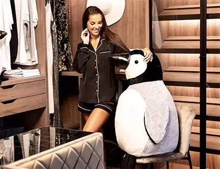 Large penguin plush toys
